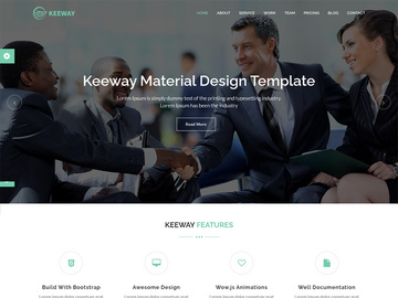 Keeway - Material Design Agency Template