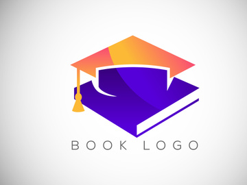 Creative Book Concept Logo Design Template, Education Logo