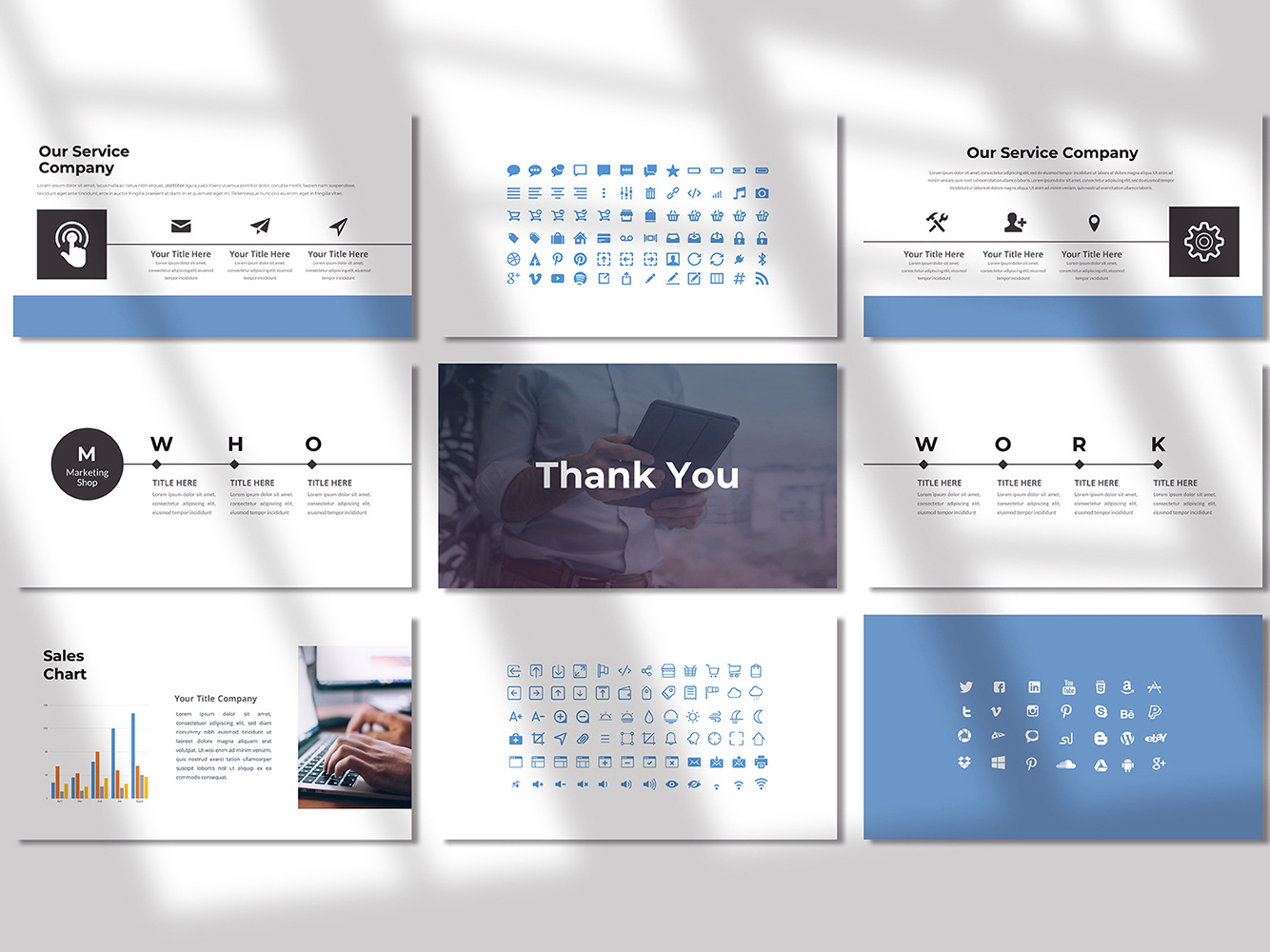 Pemasaran - Template PowerPoint