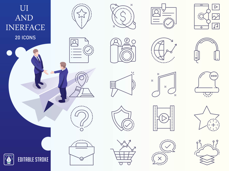 Outline : Ui And Interface Icon Set