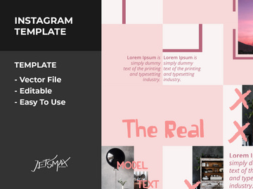 Pink Instagram Template