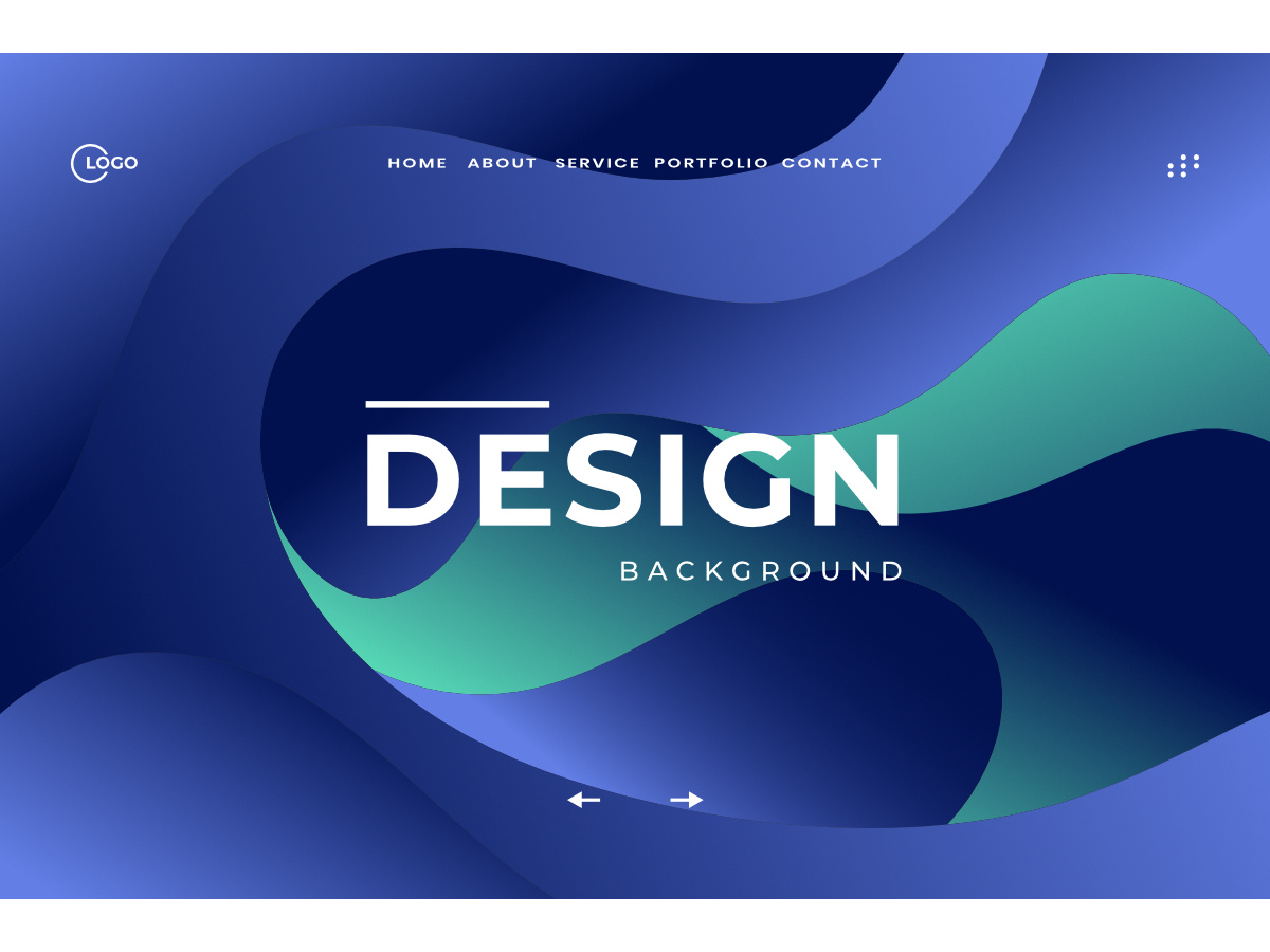 3D Navy Blue Aesthetic Abstract Background