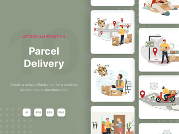 M92_Delivery Service Illustrations