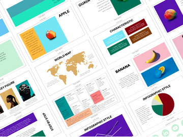 Simple Square Presentation Template