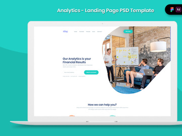 Analytics Landing Page Template