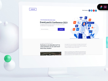 Event & Conference Landing Page Template