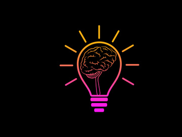 Modern and simple logo design for a brain, Brain logo icon sign symbol.