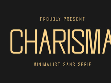 Charisma - Minimalist Sans Serif