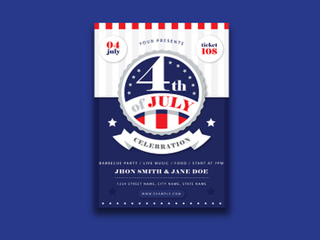 4th July Celebration Flyer