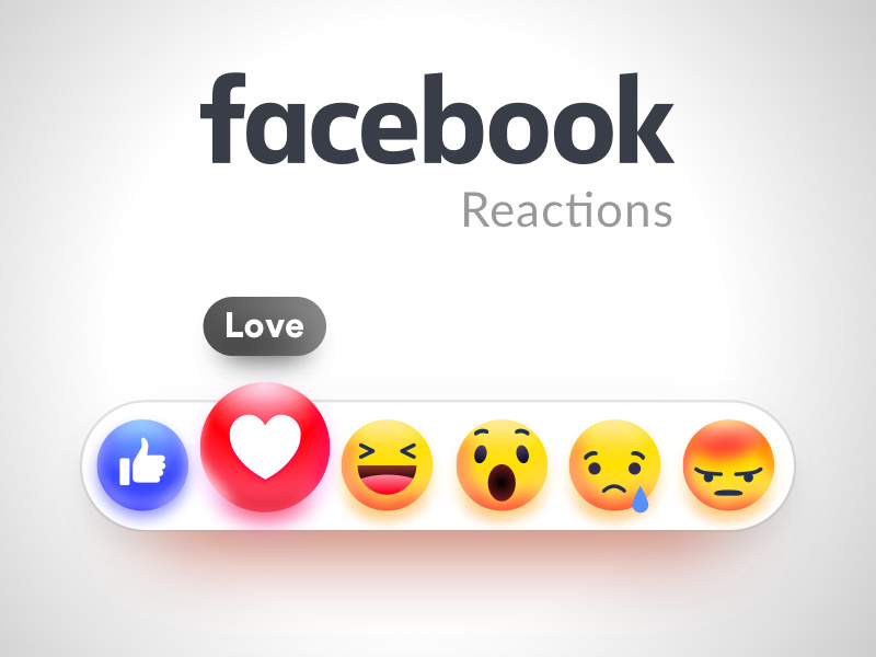 脸谱网梯度表情符号组(Facebook Gradient Emoji Set)插图