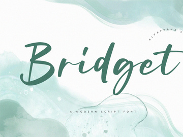 Bridget - Modern Script Font