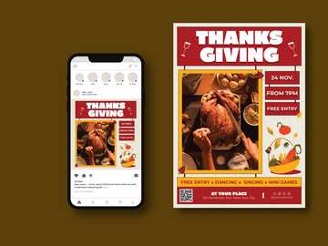 Thanks Giving Day Flyer