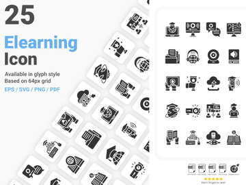 Online Learning Icon Pack