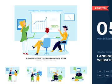 [Part 28] Business Vector Scenes