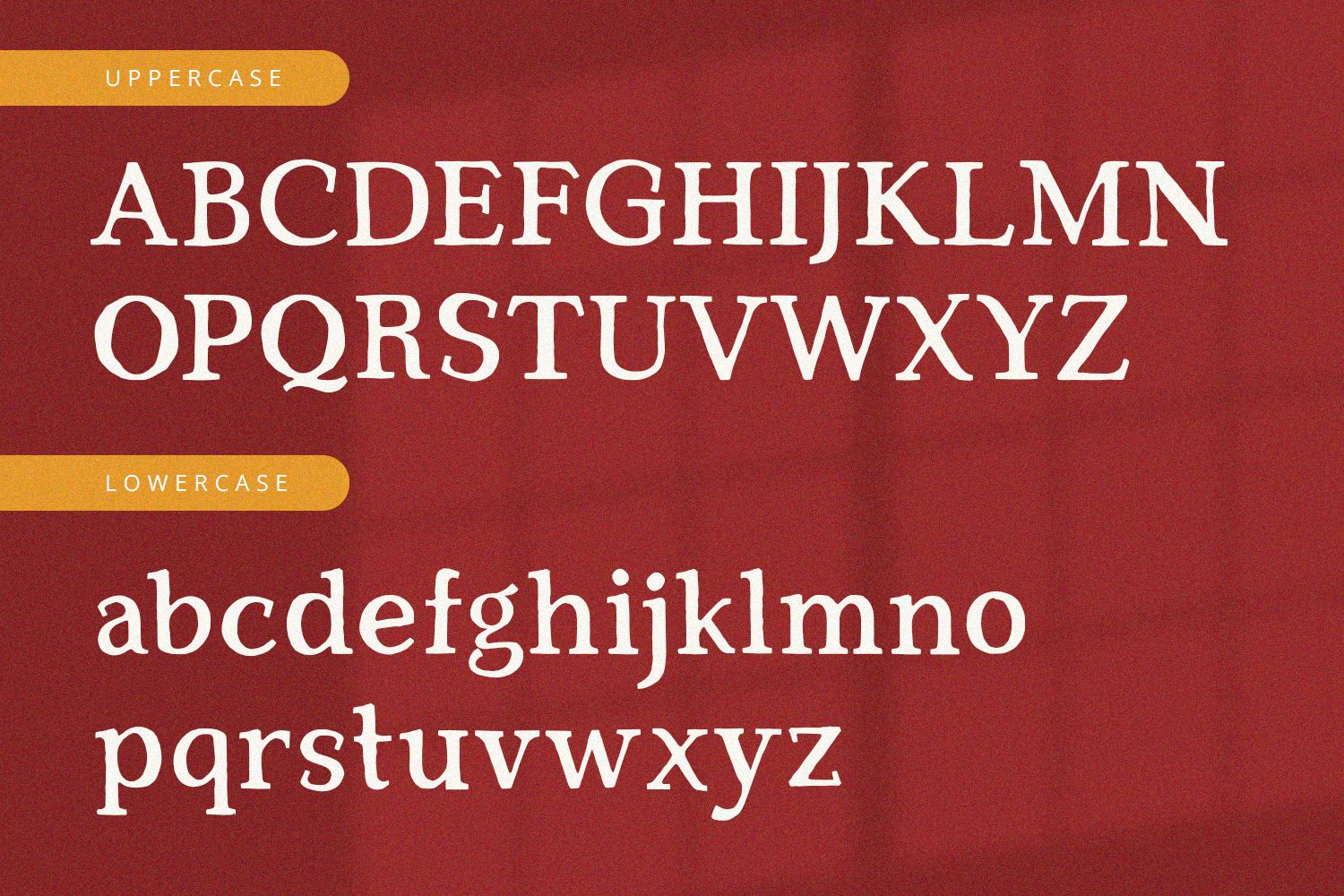 Red Carpet - Serif Font