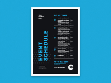 Schedule Event Poster Vol.3