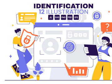 12 Identity Document Illustration