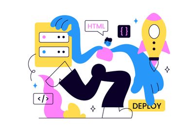 6 Web Development Illustration