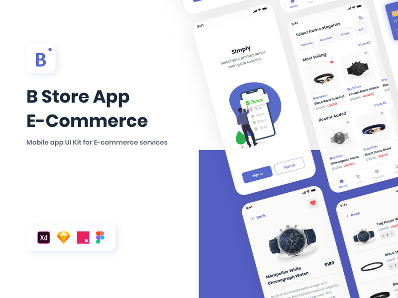 B Store App | E-Commerce by Hisham Zayadnh ~ EpicPxls