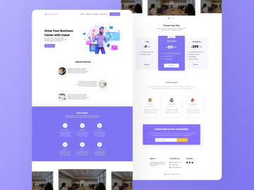 Agency Landing Page