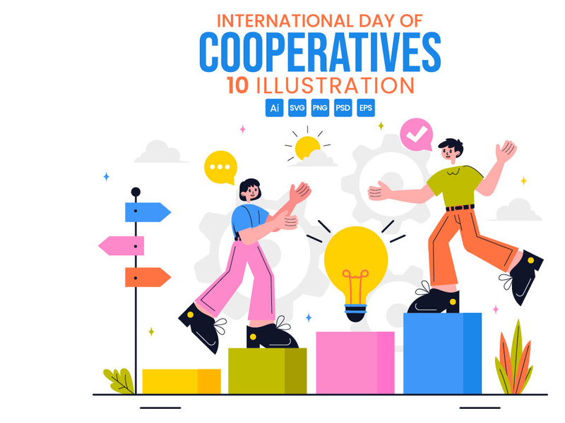 10 International Day of Cooperatives Illustration by ~ EpicPxls