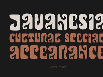 Javanesia - Special Display Typeface