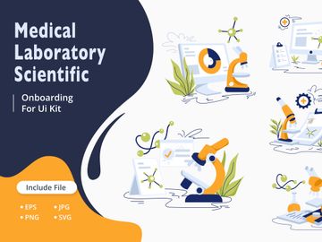 Medical Laboratory & Scientific Research Illustration Bundle