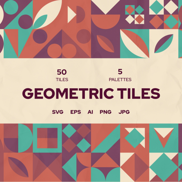 Free Geometric Tile Bundle by Tim Hawkins ~ EpicPxls