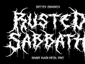 Rusted Sabbath | Black Metal Font