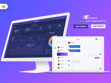 Evonea - Ad Campaign Admin Dashboard UI (SKETCH)