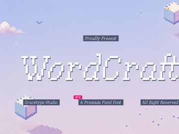 Word Craft | Premium Pixel Font