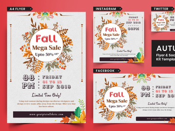 Autumn Festival Flyer & Social Media Pack-17