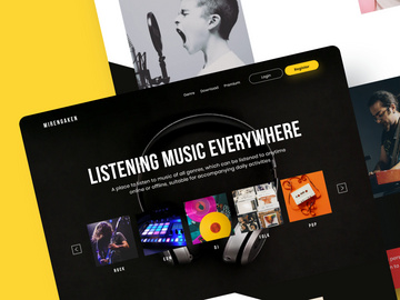 Mirengaken - Music Landing Page