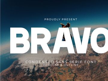 Bravo - Condensed Sans Serif