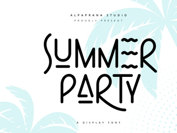 Summer Party - Display Font