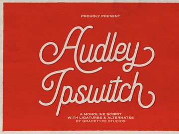 Audley Ipswitch | Monoline Script
