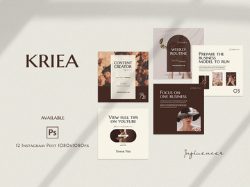 Instagram Template - Kriea Influencers Post