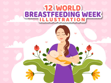 12 World Breastfeeding Week Illustration