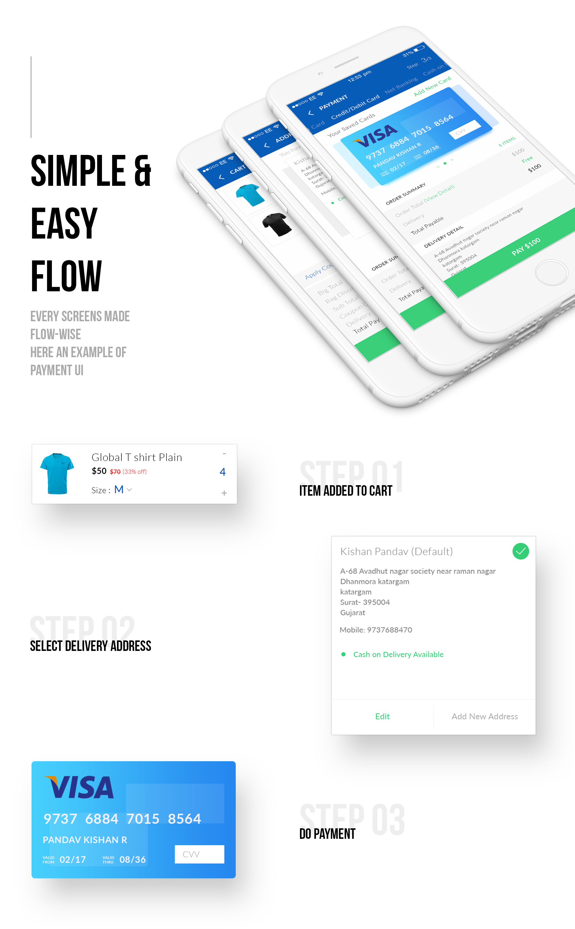 The Universe E-commerce Mobile UI kit