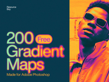 Free 200 Photoshop Gradient Maps