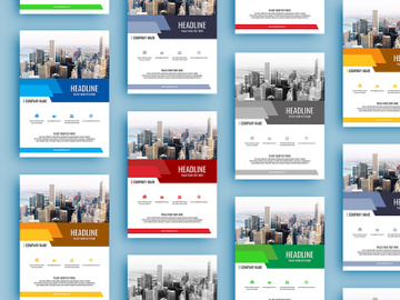 Real Estate Flyer Business Templates 6 Color Variation