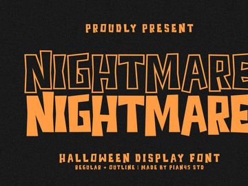 Nightmare - Halloween Display Font
