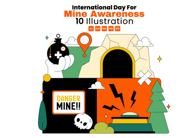 10 Day For Mine Awareness Illustration
