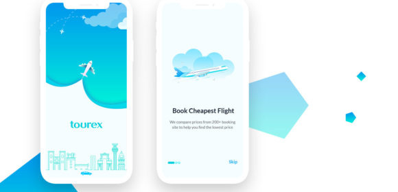 Tourex:航班预订应用程序设计模板(Tourex: Flight booking app design template)插图3