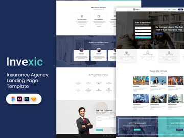 Insurance Agency Landing Page Template
