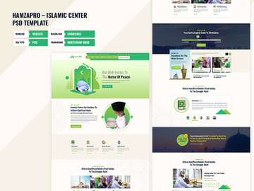 islamic center PSD Template