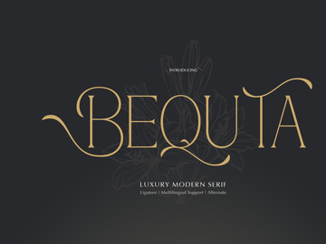 Bequta | Luxury Modern Serif