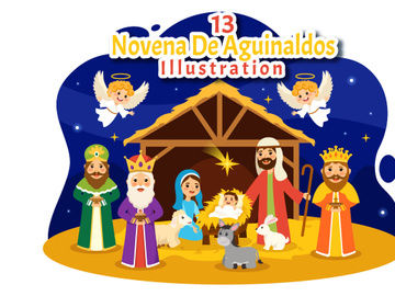 13 Novena De Aguinaldos Illustration