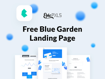 Free Landings - Blue garden