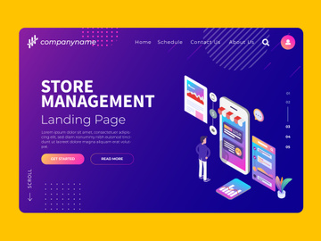 Shop - Landing Page Illustration